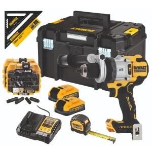 DEWALT 18V Akku Schlagbohrschrauber 2 x 5Ah PS Accessories DCD1007H2AT-QW 3518969
